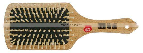 Professional high performance wooden plastic hair comb&brush