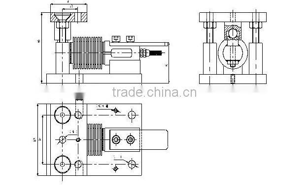 With high precision Weigh Modules /Silo Scale Part/Tank Load Cell with Top&Bottom Cups GS339-M