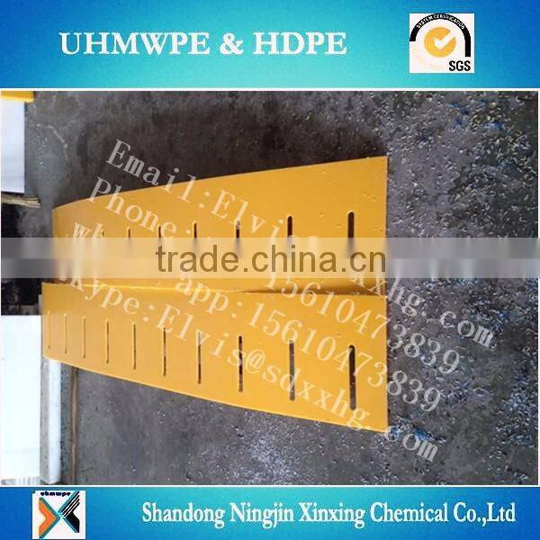 UHMWPE conveyor wear strips/high quality HDPE wear strips/Wear resisting plastic strip