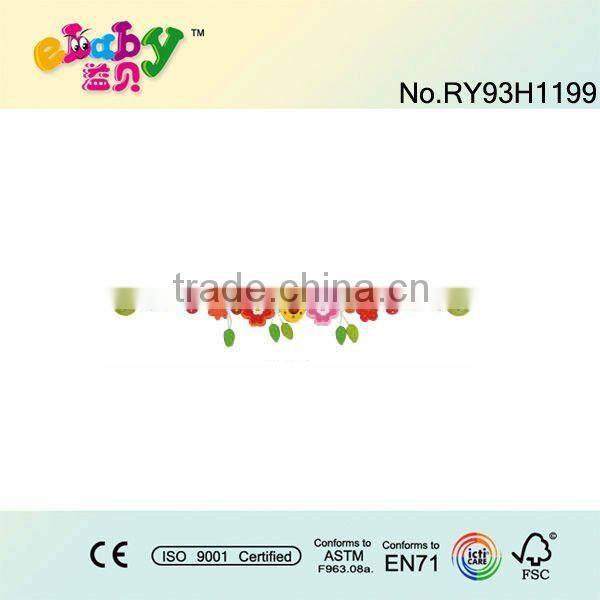 wooden pacifier chain