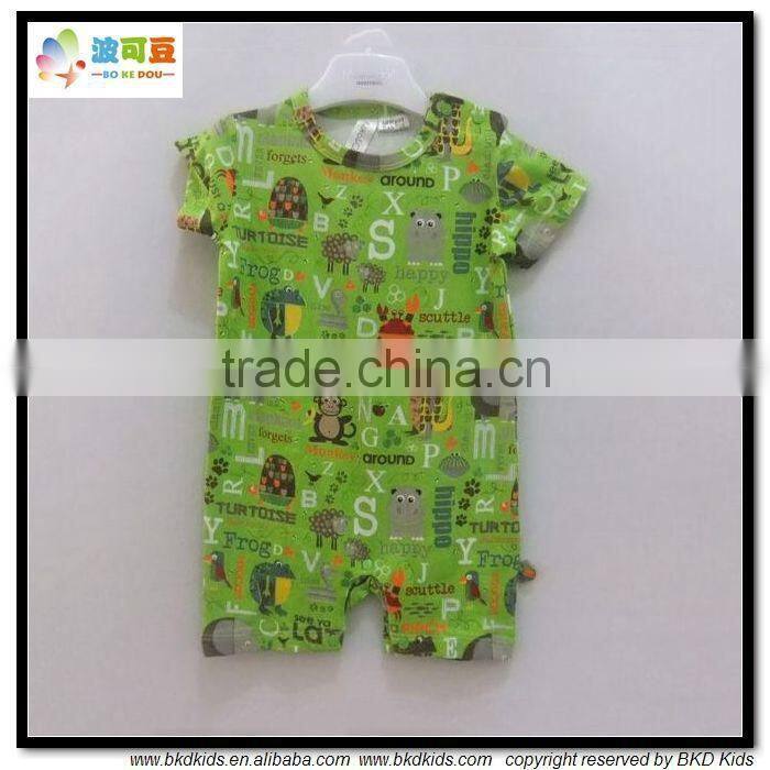 infant & toddler animal all-over printed baby clothing baby short jumpsuit