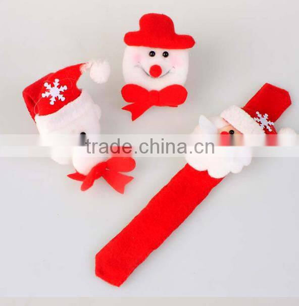 wholesale christmas ornament led slap bracelet