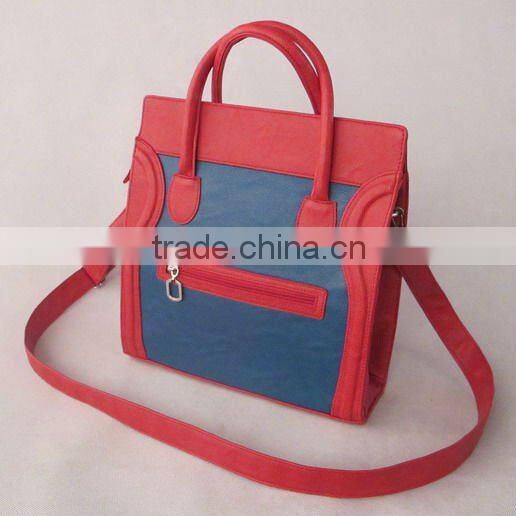 2012 fashion handbag / ladies PU handbag / leather ladies tote
