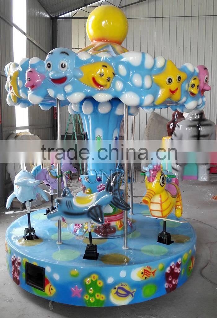 Mall Entertainment Equipment For Sale Children Merry Go Round Horse Kids Carousel Ride
