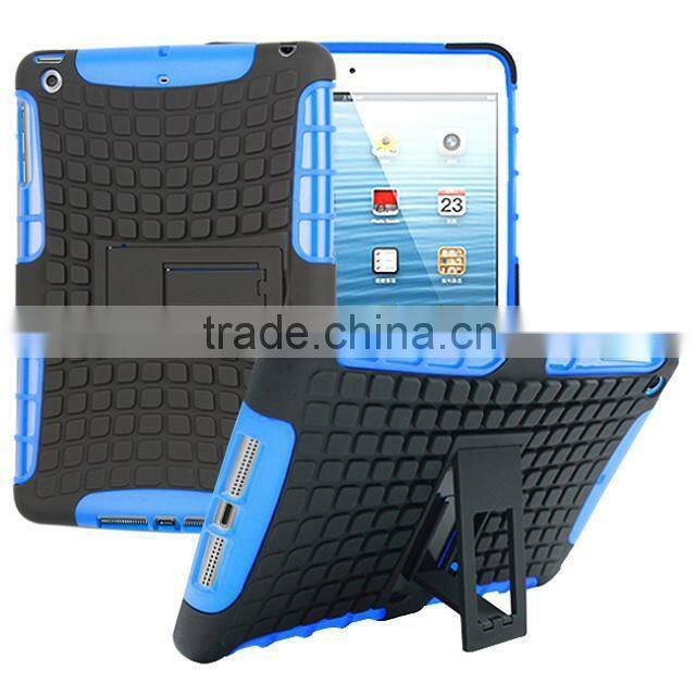 Tablet case TPU pc 2 in 1 stand shockproof case for ipad 1 2 3 , for custom ipad case cover ,for ipad case air
