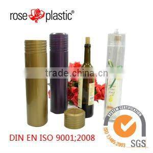 ice wine or red wine plastic package