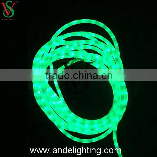 LED rope lights bright colored green rope light Christmas lights