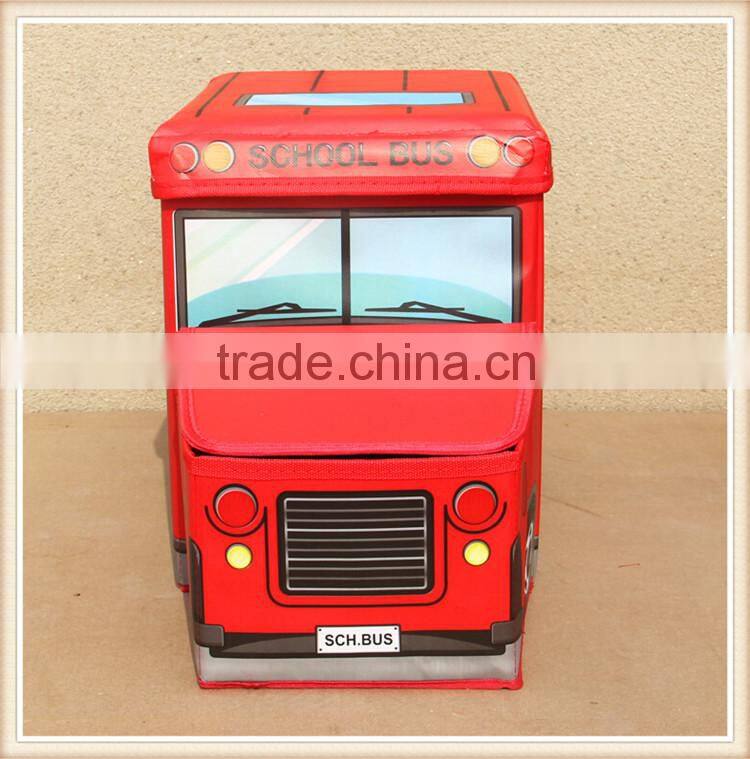 Car style printing child toy Storage Box