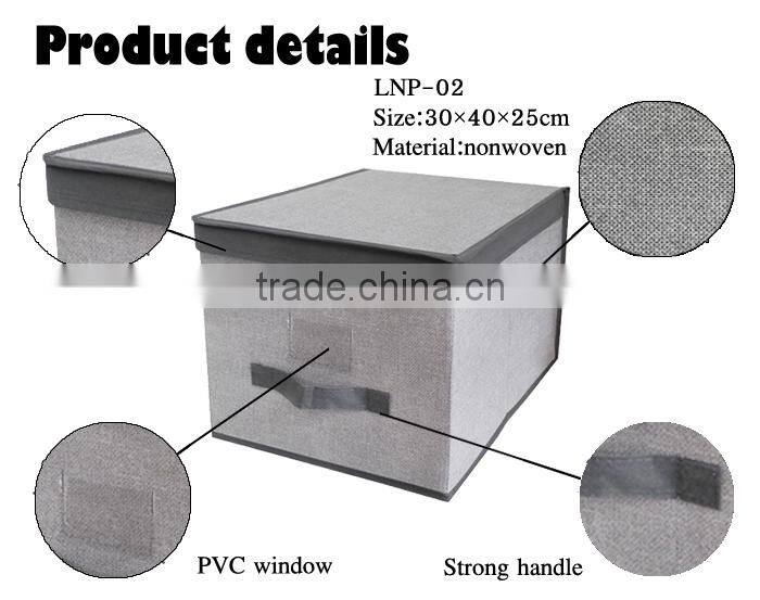 household foldable garden bead storage box with handle