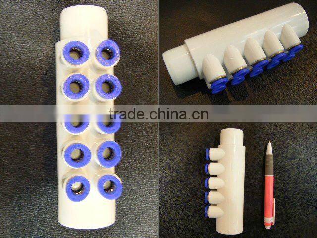 30-186 Bathtub 10 ports fast connection air manifold