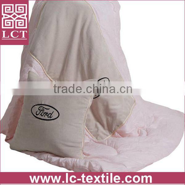 supply latest design open as a blanket softest folding pillow with custom embroidery(LCTP0004)