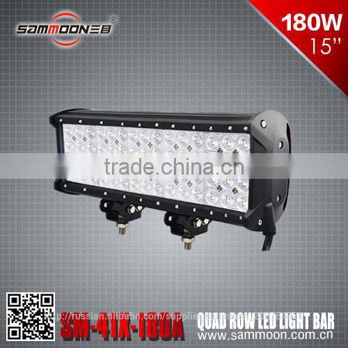 15 inch 180watt CREE XBD Quad row Led Light Bar water proof ip 67 off road led light bar