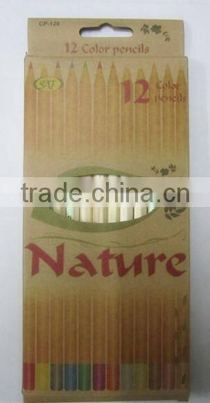 wooden colour pencil set