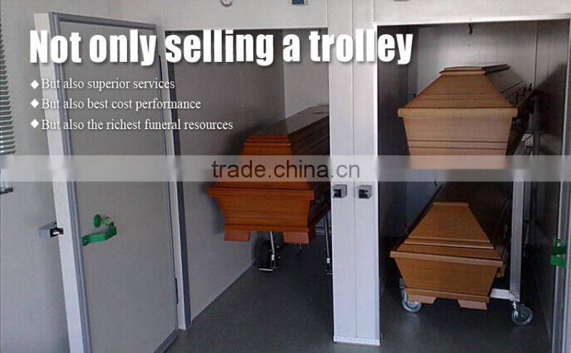 JS-TR005 simple best price coffin trolley