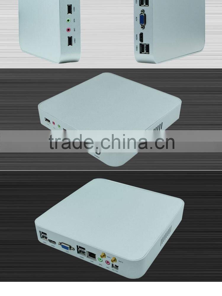 INTEL HD Graphics HTPC Desktop Case 6 USB Mini Computer