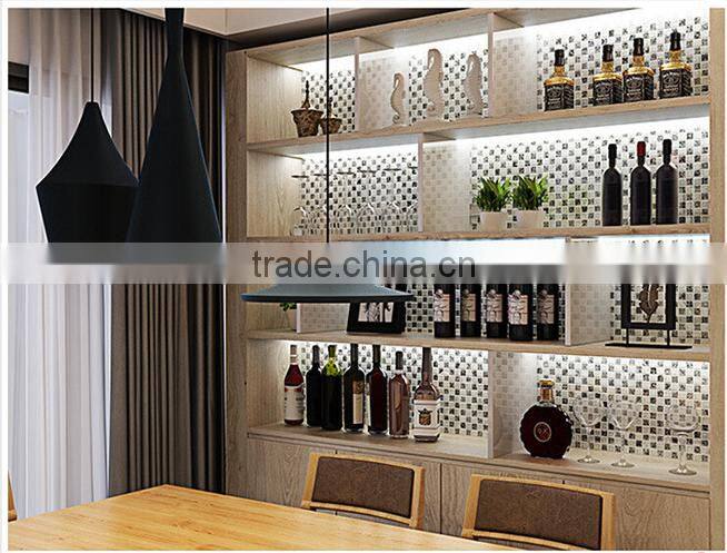 mosaic new designs broken glass mosaic tile (crystal glass)