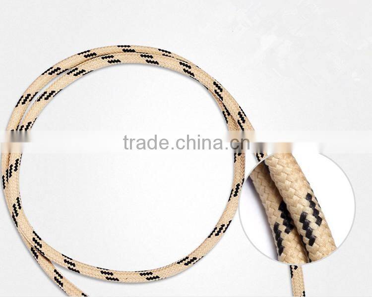 hot sale charging cable for smartphone USB cable with nylon braid micro USB cable