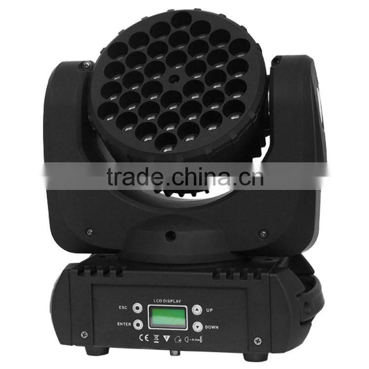 Manufacturer Wholesale Blizzard Lighting Blade RGBW 36x3w LED Moving Head Wash Beam