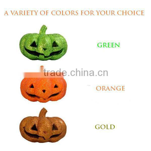 FOB Dalian plastic punpkins decorations for halloween 2013