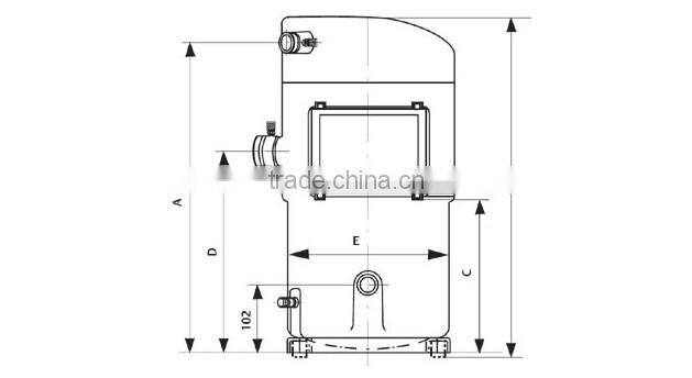 r407c Piston Copeland Compressor ZR16M3E-TWD
