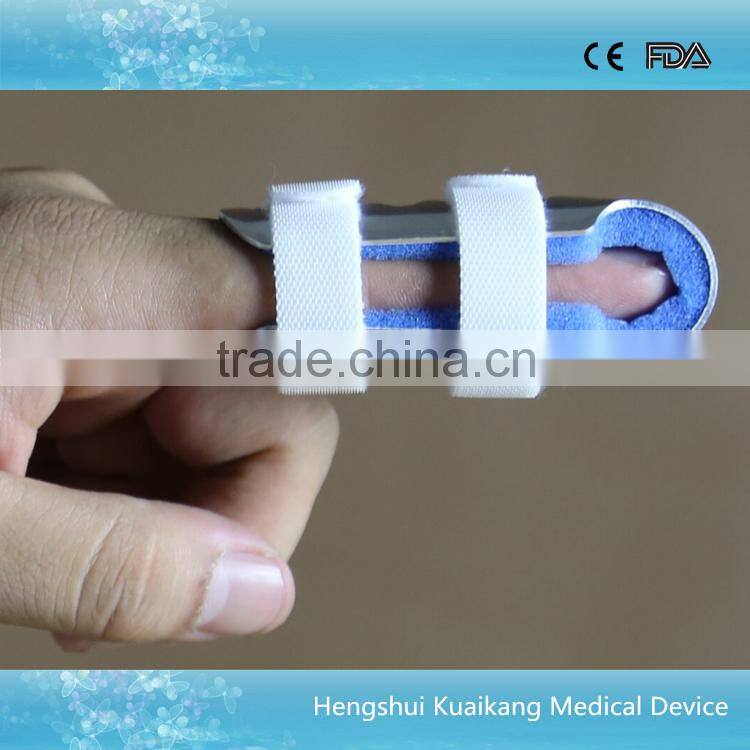 malleable aluminum type of finger protector /finger support / finger splint