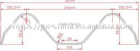 construction equipment highway guardrail roll forming machine with automatic Quality guaranteed