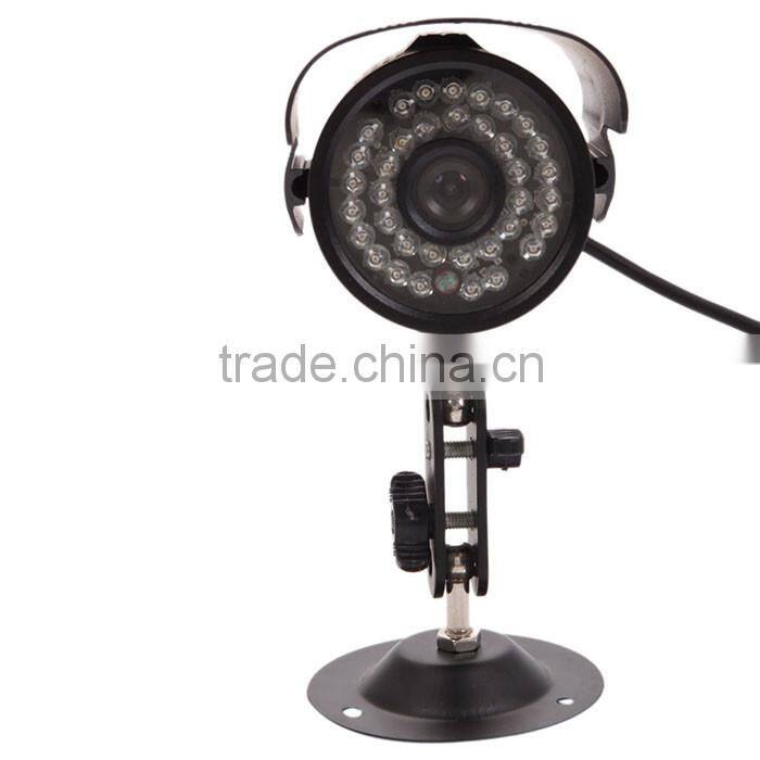 200TVL NTSC 6mm 36-LED Waterproof Infrared Security Camera Outdoor Black