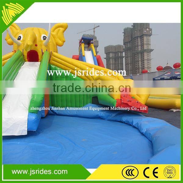 Giant kids inflatable amusement water slide
