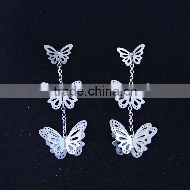 earrings butterfly drop earrings for women hot selling