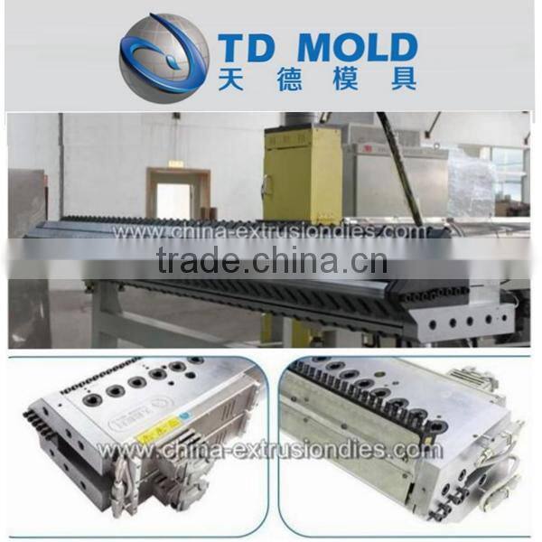 extrusion sheet die with quick adjust deckle to fast adjust width of die online