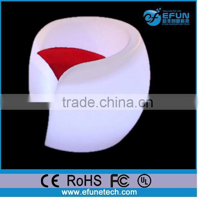 color changing led glowing sofa chair seat,illuminated led lounge chair