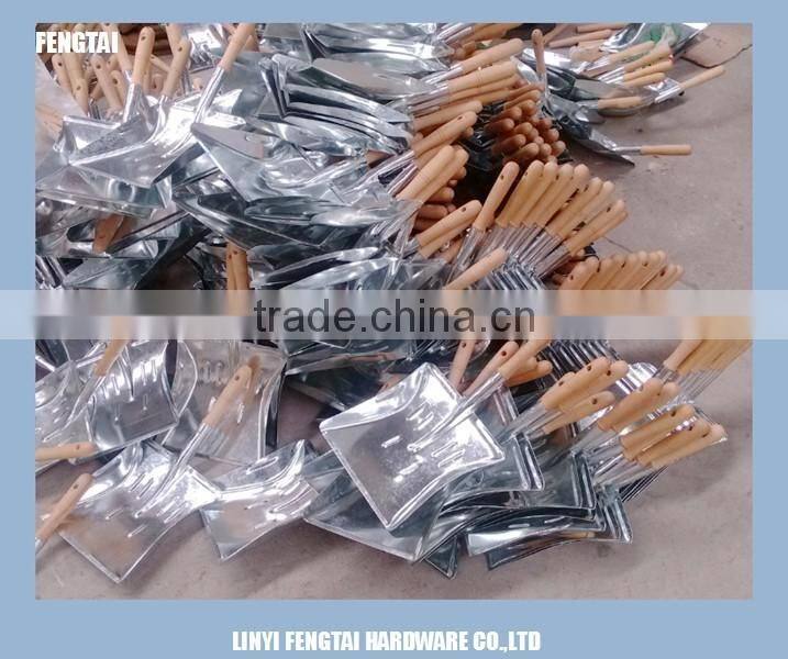 Heavy Duty Metal Dustpan with Brush