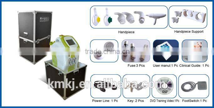 High quality Vertical IPL SHR elight q switch nd yag laser equipment&machine price