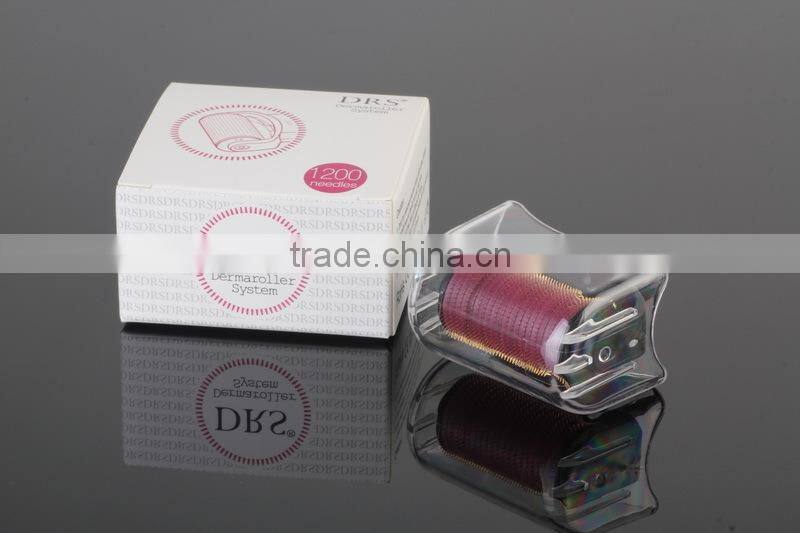 DRS 1200 needles derma roller 1.0mm MicroneedlingTherapy For Cellulite Stretch Marks Hair Loss