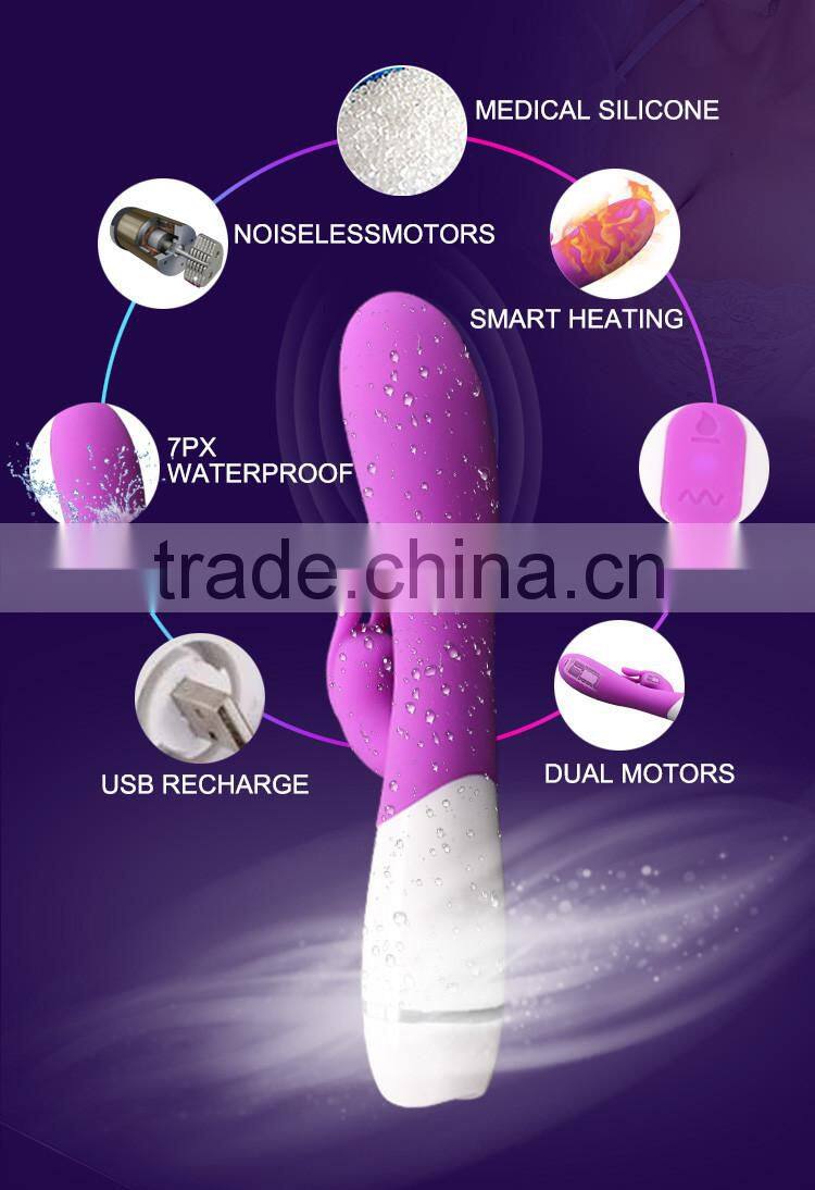 skineat Adult Vibration Toy for Women Rabbit Dildo Sex Toy Vibrator With Clit Stimulator