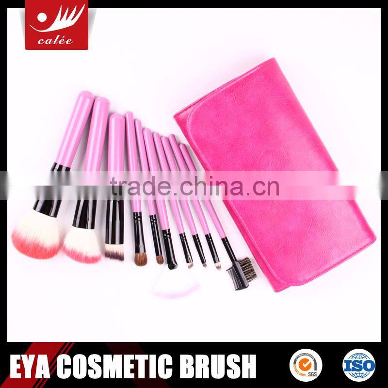10 pcs new design goat hair makeup brushes set