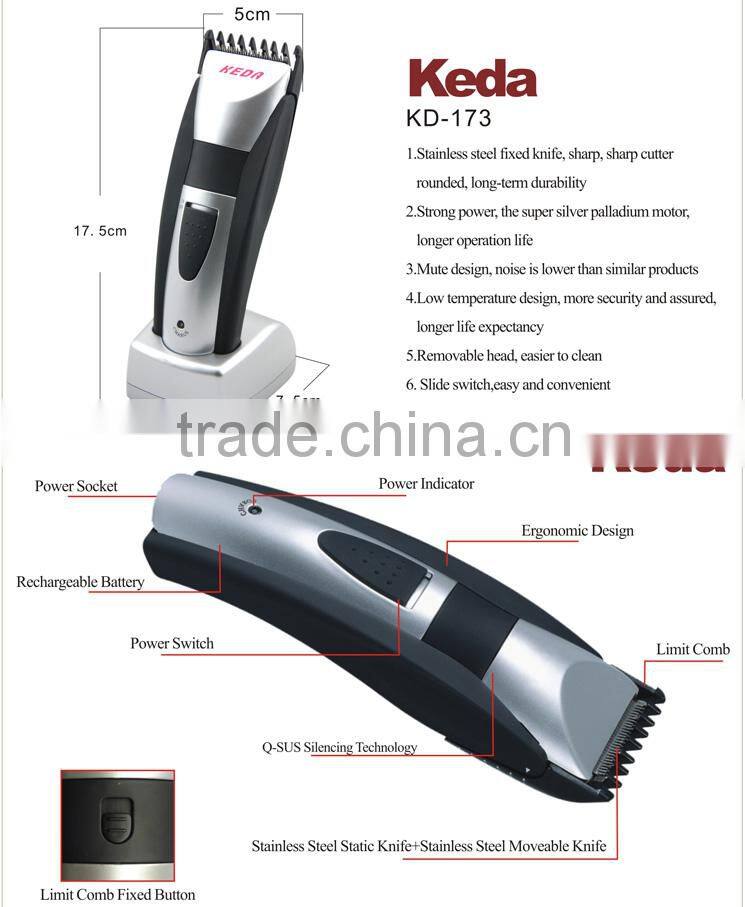 Rechargeable Children Clipper Cutting Hair