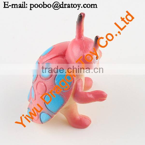 Funny kinds of kids plastic cartoon toy insect set series