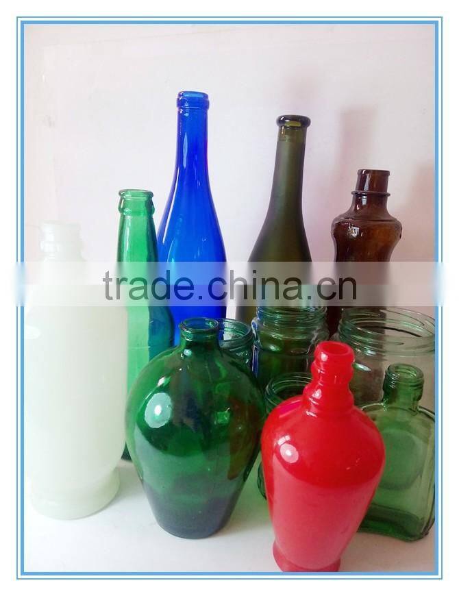 525ml black colored glass liquor empty bottle