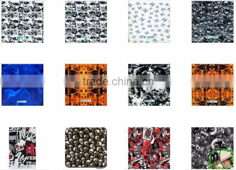 Popular type hydrodip transfer vinyl wood water transfer decal