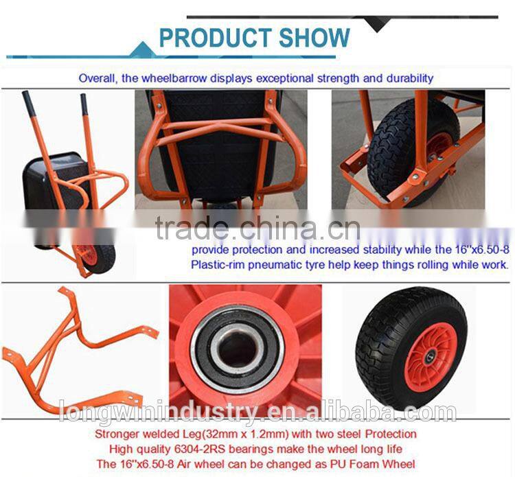 Heavy duty power 400-8 4pr wheelbarrow tyre