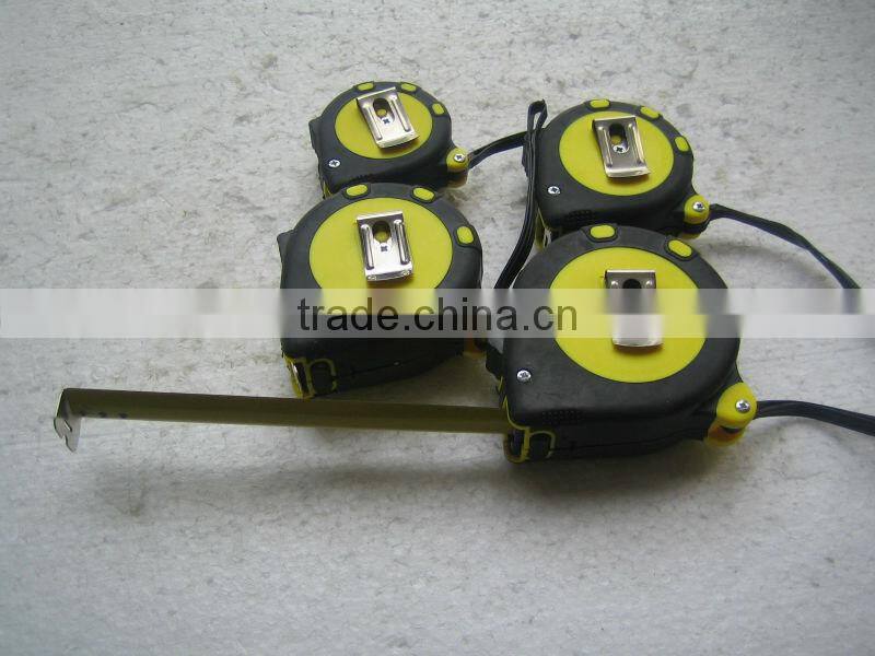 manufactured in china metric blade rubber cover auto power lock tape measure instruments