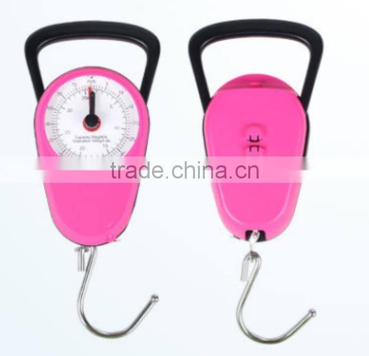 Hand-held portable luggage scale
