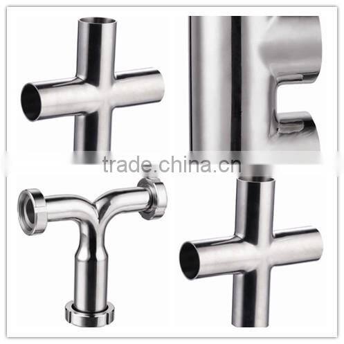 Customize stainless steel cross tee fittings