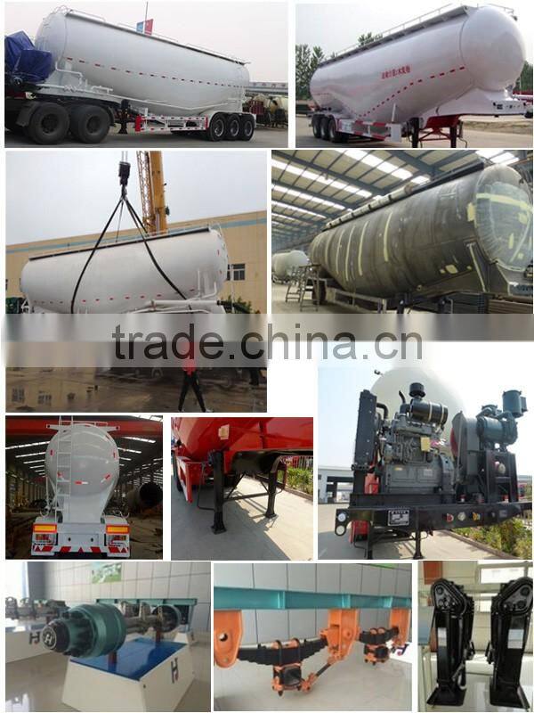 3 Axle Bulk Powder Tank Semi Trailers,Bulk Cement Tanker Semi Trailer