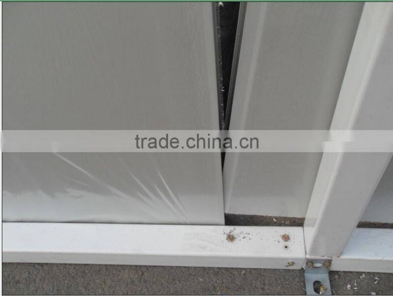 three doors sandwich panel prefab garage