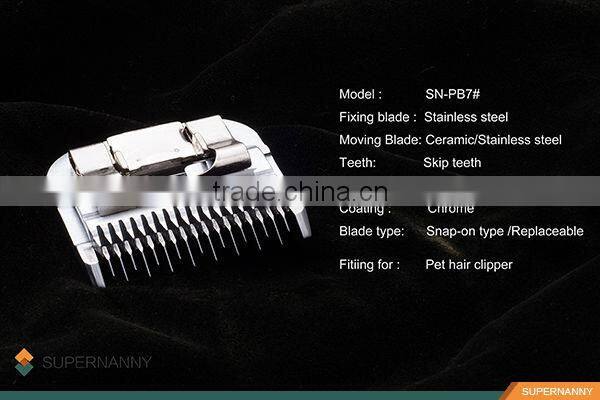 7# chrome coatedclipper blade for pet