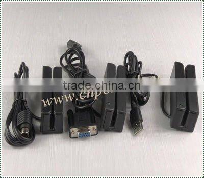 MSR100 2014 Hot sale 3 truck usb magnetic head card reader for access control card