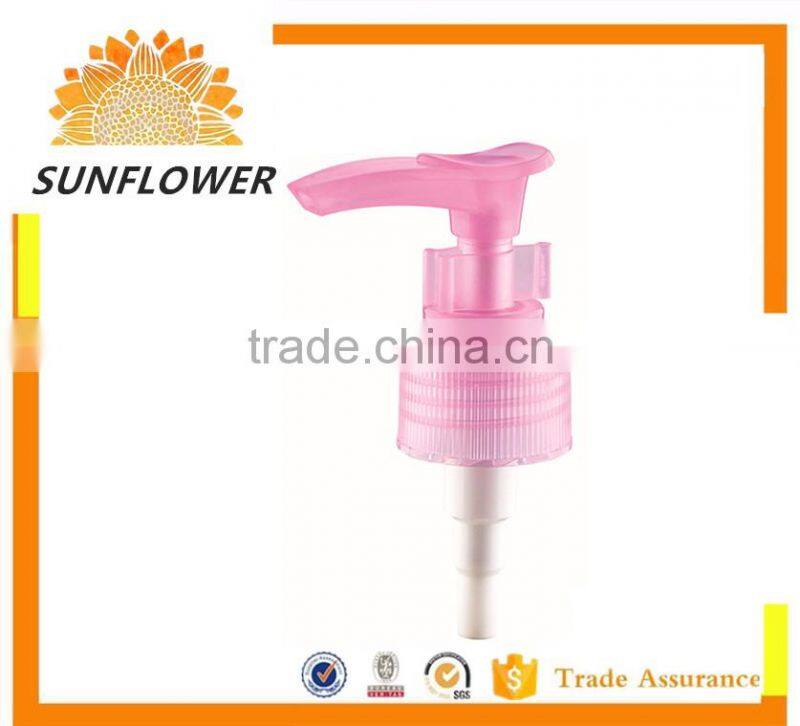 China Factory plastic lotion dispenser pump with lock 22/410