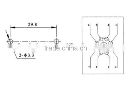 HEIGTHT ORMON MX78755 relay base socket MX78755 Relay Socket
